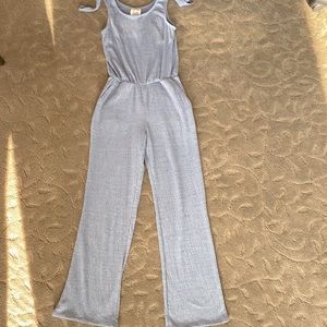 Girls Jumpsuit Blue M 10/12 NWT